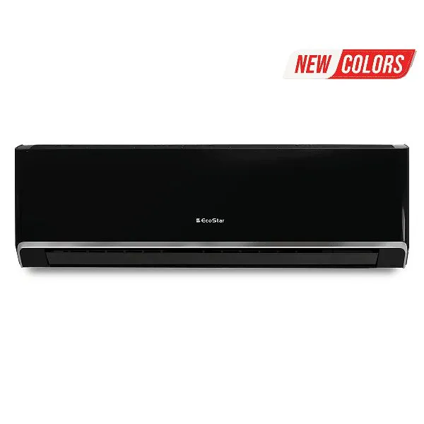 EcoStar AC 1 Ton Inverter Duke Series (Heat & Cool) Black – New Model 2025 | Energy Efficient