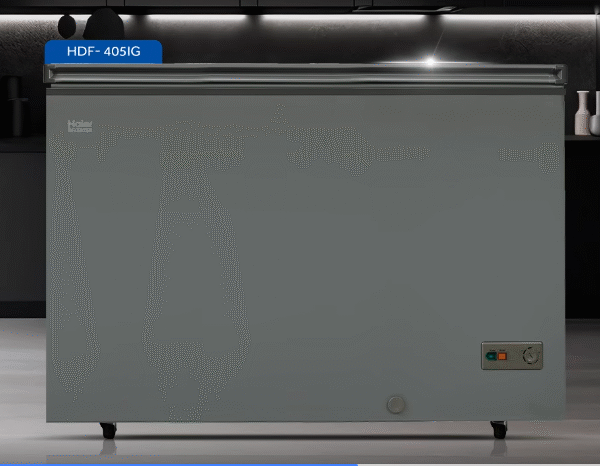 Haier HDF-405IG Inverter Deep Freezer – 405 Liters | Grey Color | Single Door | Energy Saving