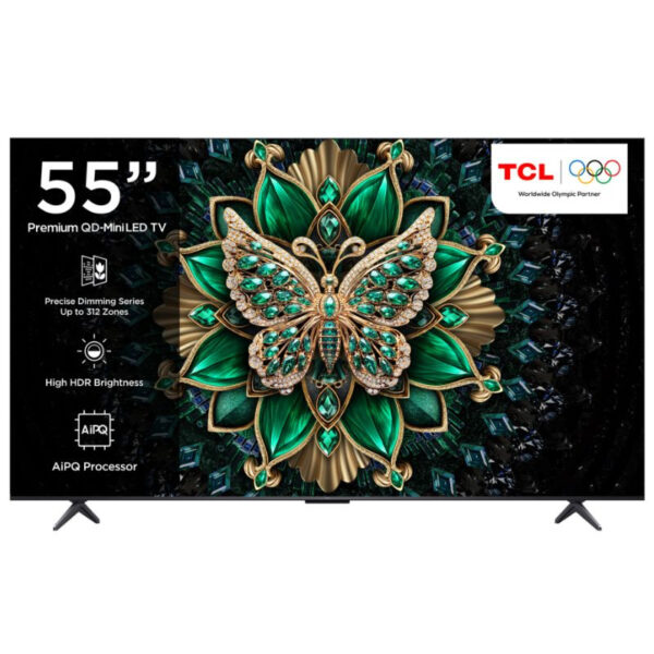 TCL 55C6K 55″ QD-Mini LED Google TV – 4K UHD, Dolby Vision, Atmos | Best Price in Pakistan
