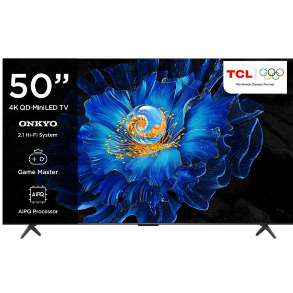 TCL 50C6KS 50″ QD-Mini LED TV – 4K UHD, Dolby Vision, Google TV | Best Price in Pakistan