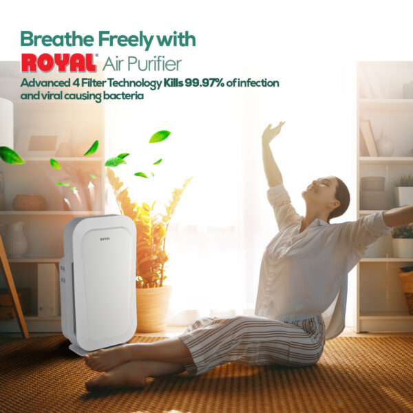Royal RAP-5000 Air Purifier - Advanced Filtration for Pure, Fresh Air in Any Space