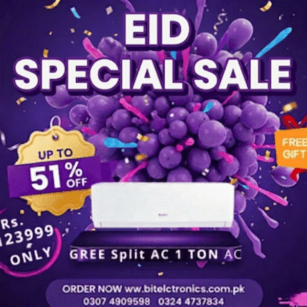 GREE 12PITH11W AAA 1.0 Ton PULAR Series Split AC - Eid Sale 2026