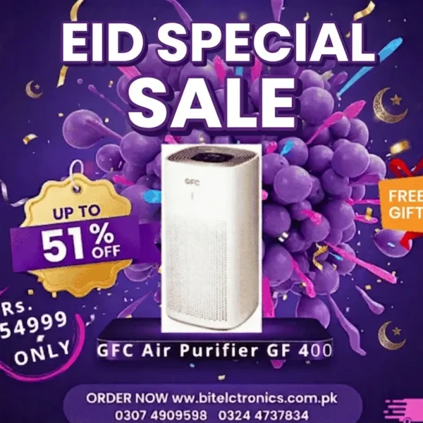 GFC Air Purifier GF-400 – Powerful Filtration for Cleaner, Healthier Air in Any Space